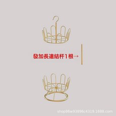 DFMEI 晾鞋架置物架室外陽臺晾鞋架子晾曬鞋落地旋轉拖鞋掛架曬鞋子神器, 1個, 金色多層用鏈接長杆:如圖