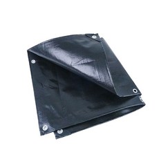 트럭갑바 방수천막 차단막 차호로 화물차 덮개 용품 방수 다용도 고정식, 2x3m, 140g 블랙 PE