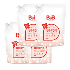 시그니쳐 비앤비 유연제 자스민향 리필형-, 4개, 4개입, 1.5L