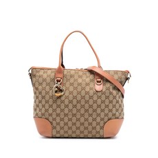 구찌 중고 2016-2025 GG 캔버스 하트 비트 사첼 백