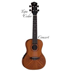 Luna Tapa Cedar 23吋 杉木單板烏克麗麗 附拾音器, 1個