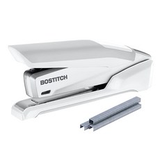 BOSTITCH 보스티치 inPOWER+28 이그제큐티브 스테이플러 - 3 in 1 손가락 1개로 다른 노력 필요 없음 스프링 구동 화이트/그레이 (1180), BOSTITCH 보스티치 inPOWER+28 이그제큐티