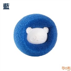 洗衣機清潔球 衣物清潔海綿球, 藍, 1個