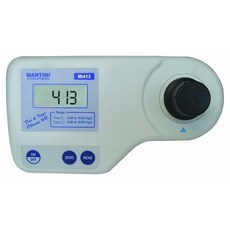 밀워키 Mi414 염화물 색도계 길이 192mm x 너비 104mm x 높이 52mm 0.00 - 20.00 mgL 해상도 0.01 mgL LCD 디스플레이, Chloride style, Chloride/ 0.00 - 20.00 mg/L/ 0