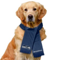 Littlearth NFL 시카고 베어스 애완동물 스카프 - 공식 라이선스 팀 사이즈: 스몰 436794, 시애틀 시호크