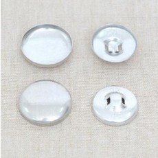 50개입) 알루미늄 리필용 싸게단추 25mm, 1개