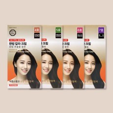 댕기머리 한방칼라크림 새치염색 한방염색, 5호, 1개