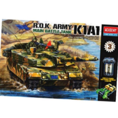 모형탱크 아카데미 프라모델 1대35 TANK 대한민국 육군 주력전차 모터 (13222) K1A1, 본상품