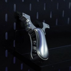 彈弓折疊龍齒鈦合金耐用高級彈弓舒適戶外彈弓，快速更換橡皮筋，精準射擊體驗, 1個, 普通版,7520