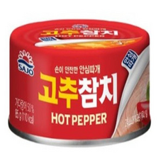 사조 안심따개 고추참치 85g 24개