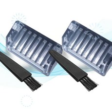 INVODA 인보다 차량용 면도기 남성용 충전식 전신 헤어 트리머 빗 3mm+브러쉬 - 솔로 트리밍 콤 M4 2개