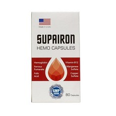 SUPAIRON 活力補鐵膠囊, 1個, 80顆