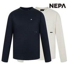 정품 네파 공용 C/P 포켓 긴팔 라운드 티셔츠 7JE5366