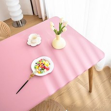 밴드형 테이블보 고무줄 밴드형식탁보 식탁커버 크림베이지, 70x130, 1개, 체리블라썸핑크