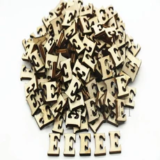 208pcs 8set 26 영어 알파벳 문자 나무 번호 가구 장식 예술 편지 디지털 디스플레이, 17 Letter E, 01 10mm--15mm 208pcs