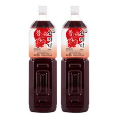 참다음 오미자 농축액 엑기스 청 음료 베이스 1.5L 2개