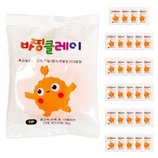 국산 바핑클레이 대한산업 교육용 소분 방과후 돌봄, 30개, 10g, 주황