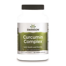Swanson 斯旺森 薑黃素複合物素食膠囊, 120顆, 1罐