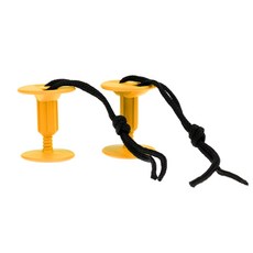 서핑 보드를위한 분리 가능한 슬롯이있는 서핑 보드 가죽 끈 로프 플러그, Yellow, 1개, 노란색