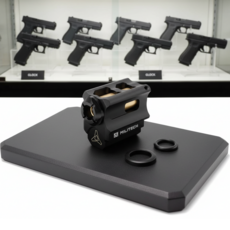 글록 핸드건 컴펜세이터 소염기 머즐브레이크 14mm역나사, 1개, MILITECH 스타일