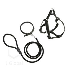 대형견 로프리드줄 하네스세트 XS 블랙 튼튼한하네스 허리리드줄