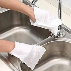 먼지청소 장갑 10개 부직포 청소포 장갑, 대, 단일상품1