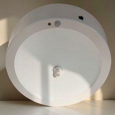 힐링스토어 원형 LED 신발장센서등 15W 주광 현관조명등 옷장센서등