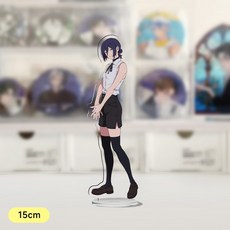 체인소맨 레제편 레제 아크릴 스탠드 보호 필름 폭탄의 악마 굿즈 16.8cm, 레제