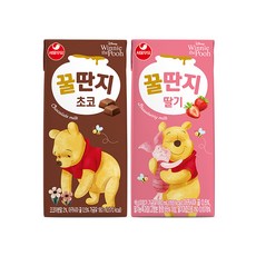 초코꿀단지 24개/딸기꿀단지 24개 180ml 총48개