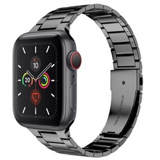 Womens9999 Apple Watch 7 SE 6 5 3 3兼容的輕質金屬錶帶帶, 深空灰 38/40/41mm 兼容