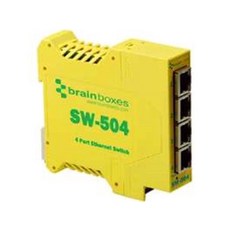 [Brainboxes] 브레인 SW-504 인더스트리얼 비관리 이더넷 스위치 4포트