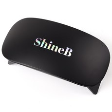 샤인비 프리미엄 LED UV 미니 젤 램프, 1개, 블랙