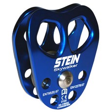 英國STEIN 雙孔滑輪 藍色 攀樹專用 Skywalker Twin Pulley, 詳見包裝