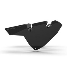 어드벤처 오토바이 뒷좌석 승객 발판 스플래시 가드 커버, 1개, 1. 검정색