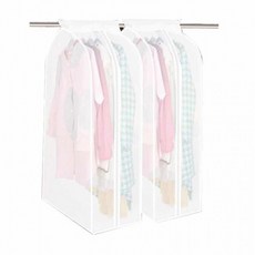 PEVA 고급방수소재 행거가리개 지퍼와이드 롱코트/패딩/의류/커버 먼지차단