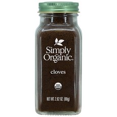 Simply Organic 그라운드 클로브 유기농 인증 | 79.9g(2.8온스) 6개 팩 Syzygium aromaticum (L.) Merr. & L.M. Perry, Simply Organic 그라운드 클로브, 유기농 인