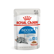 로얄캐닌 인도어 7+ 파우치 그레이비 85g, 닭, 1개