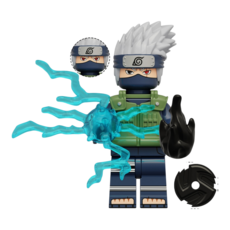 나루토 닌자액션 애니 캐릭터 호환블럭 브릭미니피규어 컬렉션 취미/수집/장식/컬렉션용 커스텀 호환 블록피규어 8종 시리즈 01, 1개, NA-0102 - 하타케 카카시