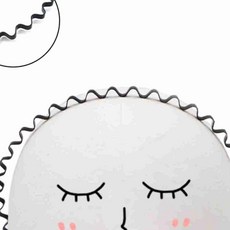 물결 철제 머리띠 남여공용 얇은 웨이브 헤어밴드 데일리헤어밴드