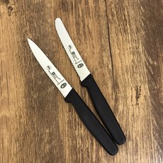 六協 德國鋼 水果刀 圓頭鋸齒／尖頭, 1個, 尖頭