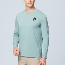 Wildland 荒野 男彈性圓領長袖機能衣 0B31610