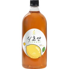 스윗쿡 식초앤 천연 자연 발효 레몬식초 수제100%, 1개, 1L