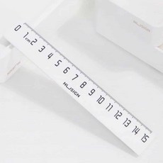 눈금자15cm 직자 ABS 자 15cm wis+0061rG, 블랙