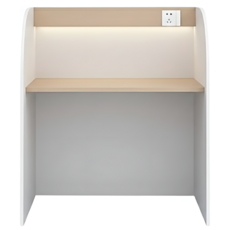 소노퍼니처 스마트 독서실책상 독서실 책상 고등학생 공부방 중학생 칸막이 1인용 스터디카페, 화이트