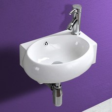 HLBATH 미니세면대 세면기 소형세면대 원형 미니세면기 HDL002, 1개, 상세페이지 참조