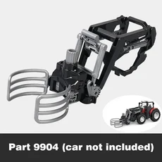 1:16 RC 자동차 원격 제어 농장 트랙터 농업 트레일러 LED 27MHZ 라디오 농부 합금 트럭 전자 장난감 소년, 18 Part 9904