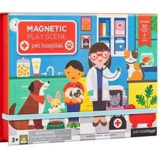 Petitcollage 磁性玩具套組 - 動物醫院, 1個