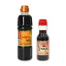 홍게맛장 레몬소스 500ml + 홍게맛장 레드 200ml 홍게 조미료 맛간장, 3세트, 700ml