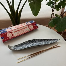 인센스홀더 인센스스틱홀더 세라믹 향받침대 인센스챔버 인센스버너, 패츌리