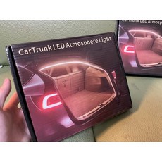 本田FIT專用 後備箱迎賓照明燈 汽車內飾流水氛圍燈 改裝配件 硅膠防水高亮暖白光, 1個, 暖光款動態流水環繞整圈